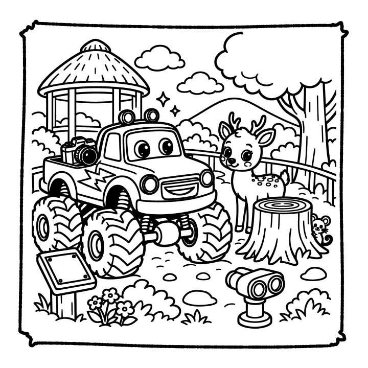 A page from Cool Monster Trucks