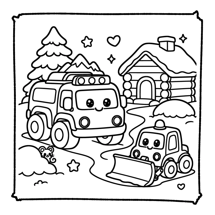 A page from Cool Rescue Vehicles