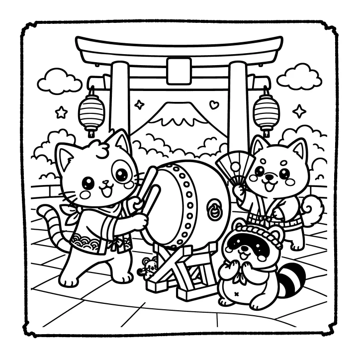 A page from Cute Kitten Adventures