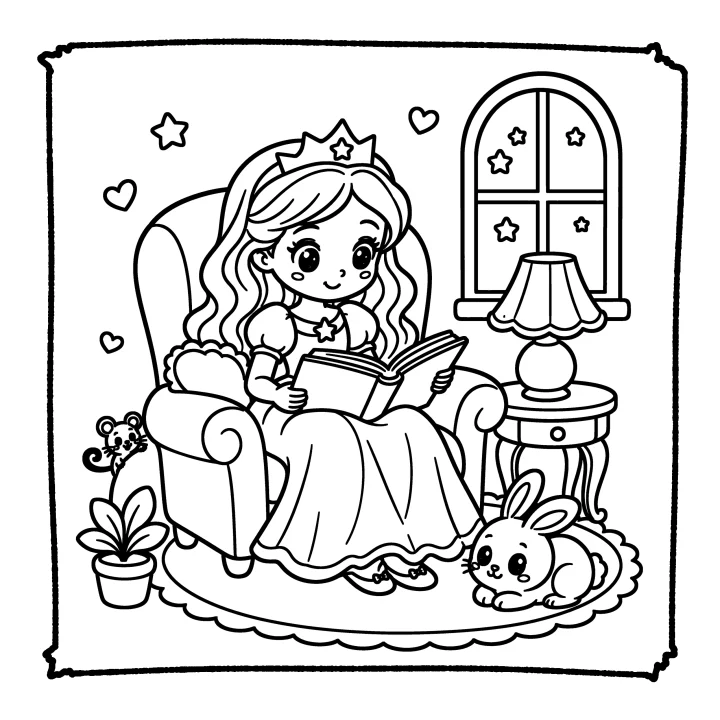 A page from Cute Princess Dreams