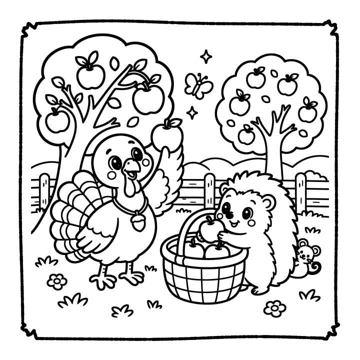 A page from Cute Thanksgiving Adventures