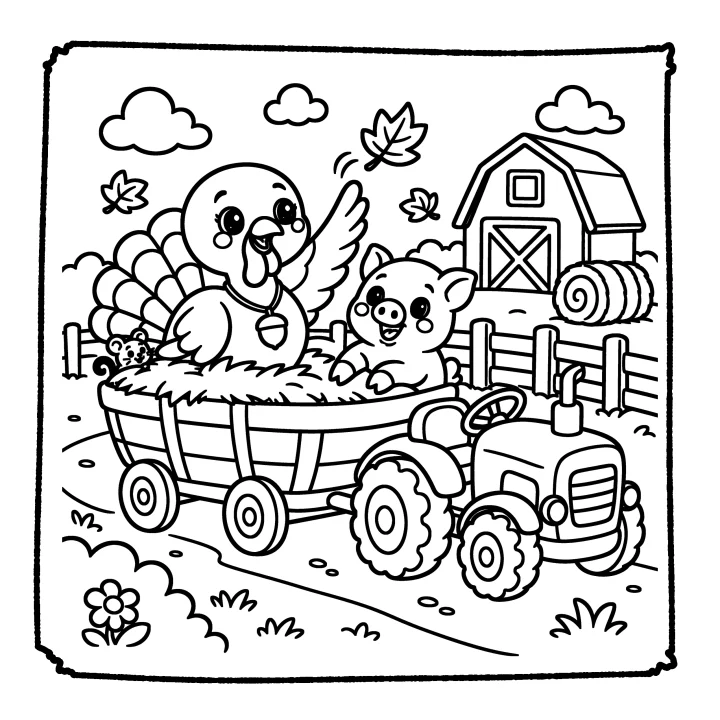 A page from Cute Thanksgiving Adventures